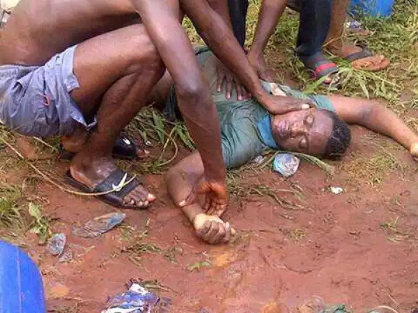 Graphic Photos: Final Year Student Died While Avoiding Dirty Water From Students